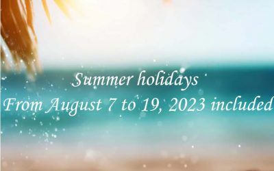 Summer holidays !